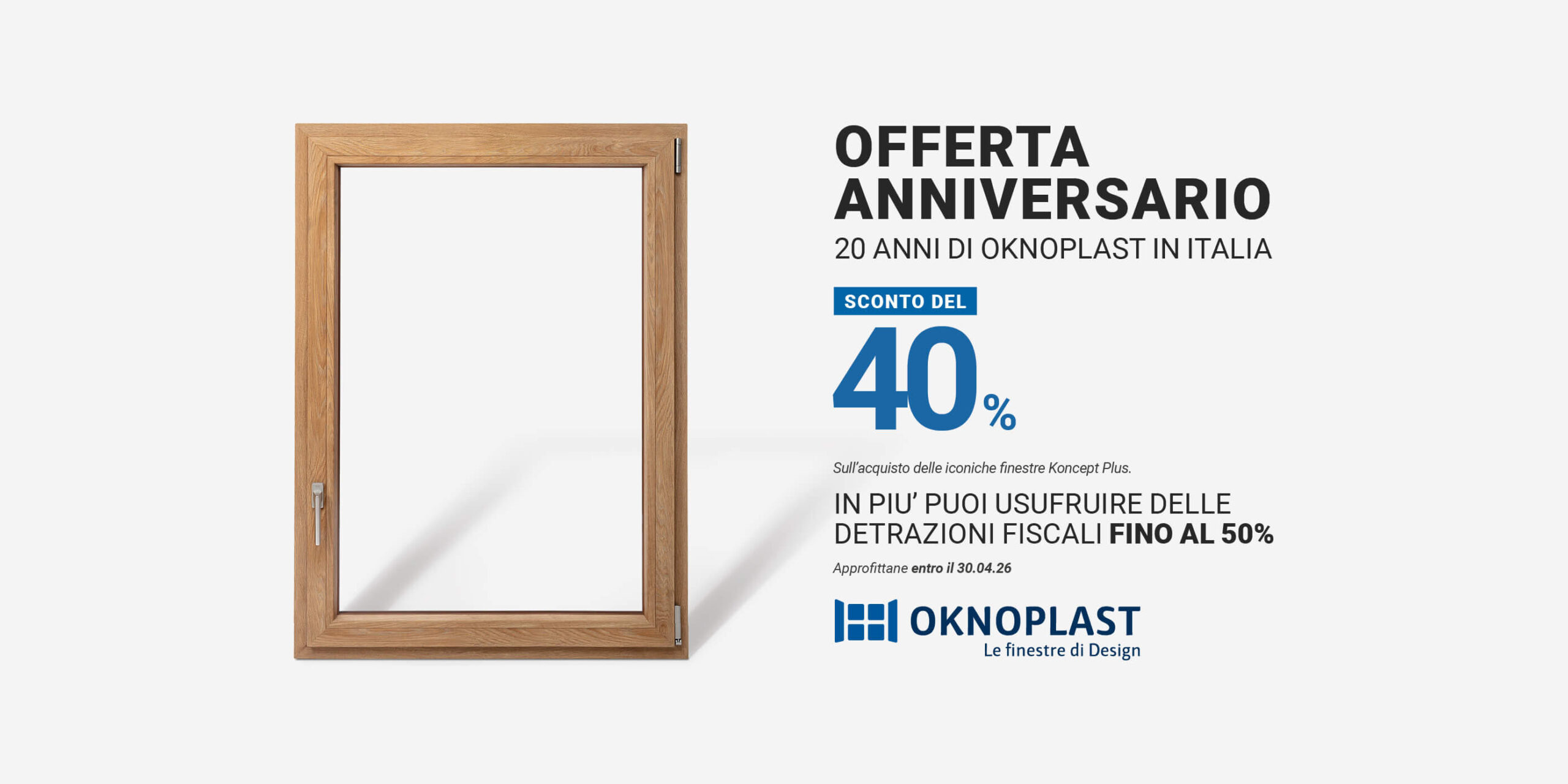 Offerta anniversario 3 - 30.04
